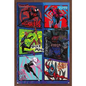 Trends International Marvel Spider-Man: Across The Spider-Verse - Group Framed Wall Poster Prints - 1 of 4