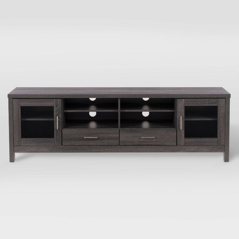 Hollywood TV Stand for TVs up to 80&#34; Dark Gray - CorLiving, 1 of 12