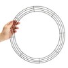 Bright Creations Wire Wreath Frames, 16 Inch Metal Floral Rings for Front Door Decor, DIY Projects, Wall Hanging Crafts, 6 Pack - 4 of 4