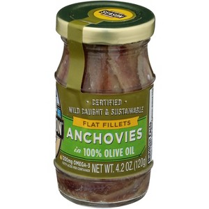 Seasons Anchovies in Olive Oil - Case of 12 - 4.2 oz - 1 of 1