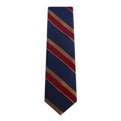 Men's Stripe Slim 2.5 Inch Wide And 58 Inch Long Woven Neckties