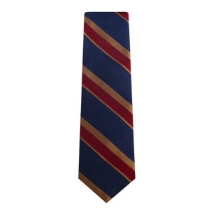 Men's Stripe Slim 2.5 Inch Wide And 58 Inch Long Woven Neckties - 1 of 4