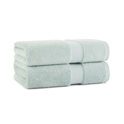 Aston & Arden Set di 2 asciugamani da bagno turchi in tinta unita, extra morbidi e soffici, con pregiato cotone Egeo a fibra lunga, 600 g/m², asciugamani di lusso per spa, hotel