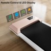 Deerrun 16.14*31.5 inches Belt Gold 1. 5 HorsePower Folding Treadmill for Home, APP Control , 265LB Walking Pad Running Data Analysis, Smart - 4 of 4