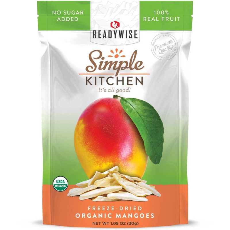 ReadyWise Simple Kitchen Organic Freeze Dried Mango - 6.3oz/6ct, 3 of 9