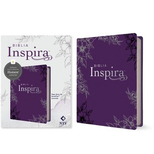 Biblia Inspira Ntv Con Filament (Tapa Dura de Sentipiel, Lavanda) - (Leather Bound) - 1 of 1