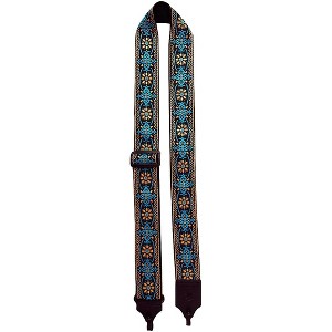 LM Products 2" Retro Style Cotton Banjo Strap Turquoise - 1 of 1