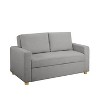 Serta Aurora Convertible Sofa GrayBoucle - 3 of 4