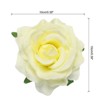 Unique Bargains Soft Fabric Weddings Party Women Rose Flower Hair Clips 30 Pcs - 2 of 4