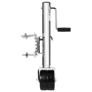 Trailer Jack, Boat Trailer Jack - 1500 Lbs Heavy Duty Swivel Jack with 13¡± Lift, 6¡± Dual Wheel, Zinc-Plated for Boat/RV/Camper - 1 of 4