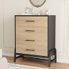 Garvee 38.6 Inch 4-Drawer Tall Bedroom Dresser with Anti-Tip Safety Waterproof Desktop Polished Engineered - 2 of 4