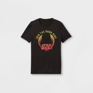 Boys Star Wars Darth Vader Join The Dark Side Short Sleeve Graphic T Shirt Black Xxl Target - darth vader pants roblox