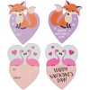 Sustainable Greetings 36 Pack Cute Heart-Shaped Animal Valentine's Cards with Envelope, 6 Designs, 3.25 x 4.5 In, Kids Blank Notecards - 4 of 4