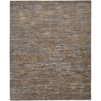 Conroe Modern Abstract Brown/Gray Area Rug