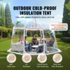 VEVOR Sports Tent, 8-10 People, Instant Pop-Up Tent Shelter Weatherproof Pod, Outdoor Bubble Clear View Tent, Climate Canopy Shelter for Soccer - 3 of 4