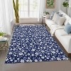 Washable Area Rug - Non-Slip Low Pile Indoor Carpet, No-Shedding Stain-Resistant Accent Rug for Living Room, Bedroom, Dining Room Office Decor - 2 of 4