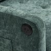 Vynxaria Comfy Chenille Chair with USB Port & Ergonomic Design for Living Room - 4 of 4