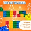 Strictly Briks Big Blocks Set, Large Building Blocks for Ages 3 and Up, Classic Colors, 108 Pieces - 3 of 4
