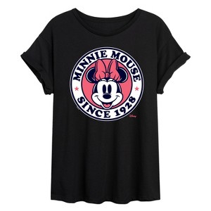 Women's - Disney - Minnie Mouse Oversized Graphic T-Shirt - 1 of 4