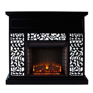 Wansford Contemporary Electric Fireplace - FE1225759 - Black - SEI - 1 of 4