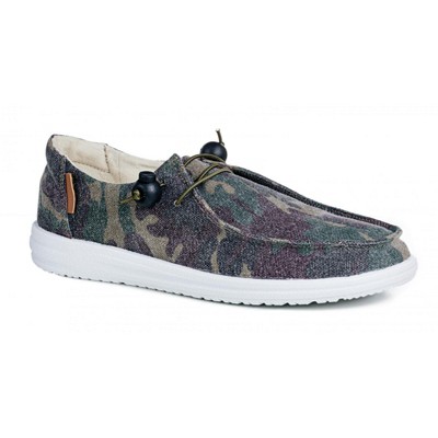 Corkys Womens Kayak Casual Slip On Sneakers, Camo