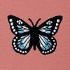 Dalix Womens Butterfly Lightweight High Waisted Tee - 2 of 4