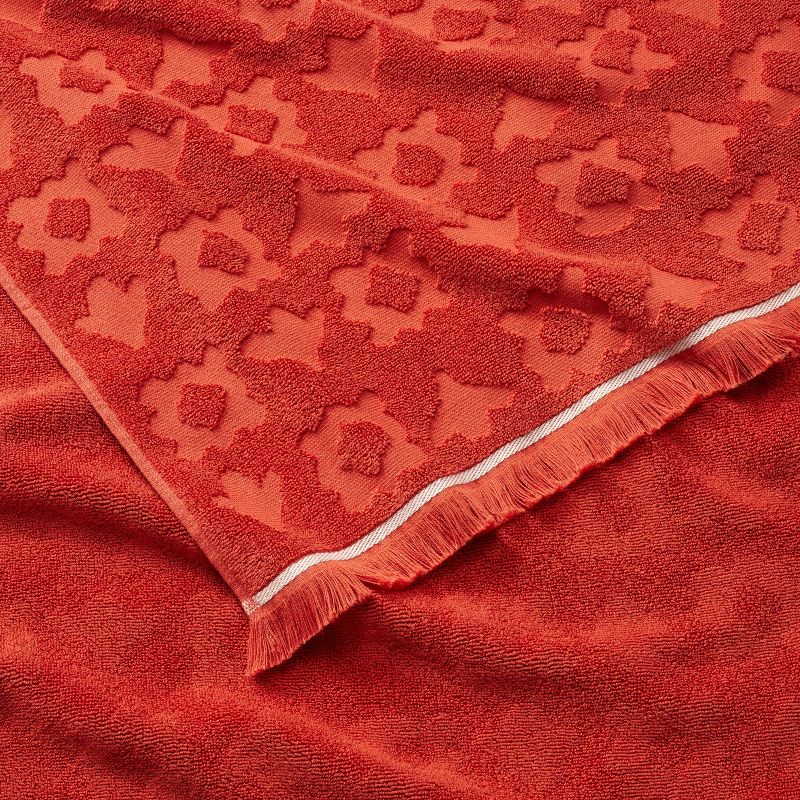 Firenze Bath Towel Orange - Opalhouse&#8482; designed with Jungalow&#8482;, 4 of 8