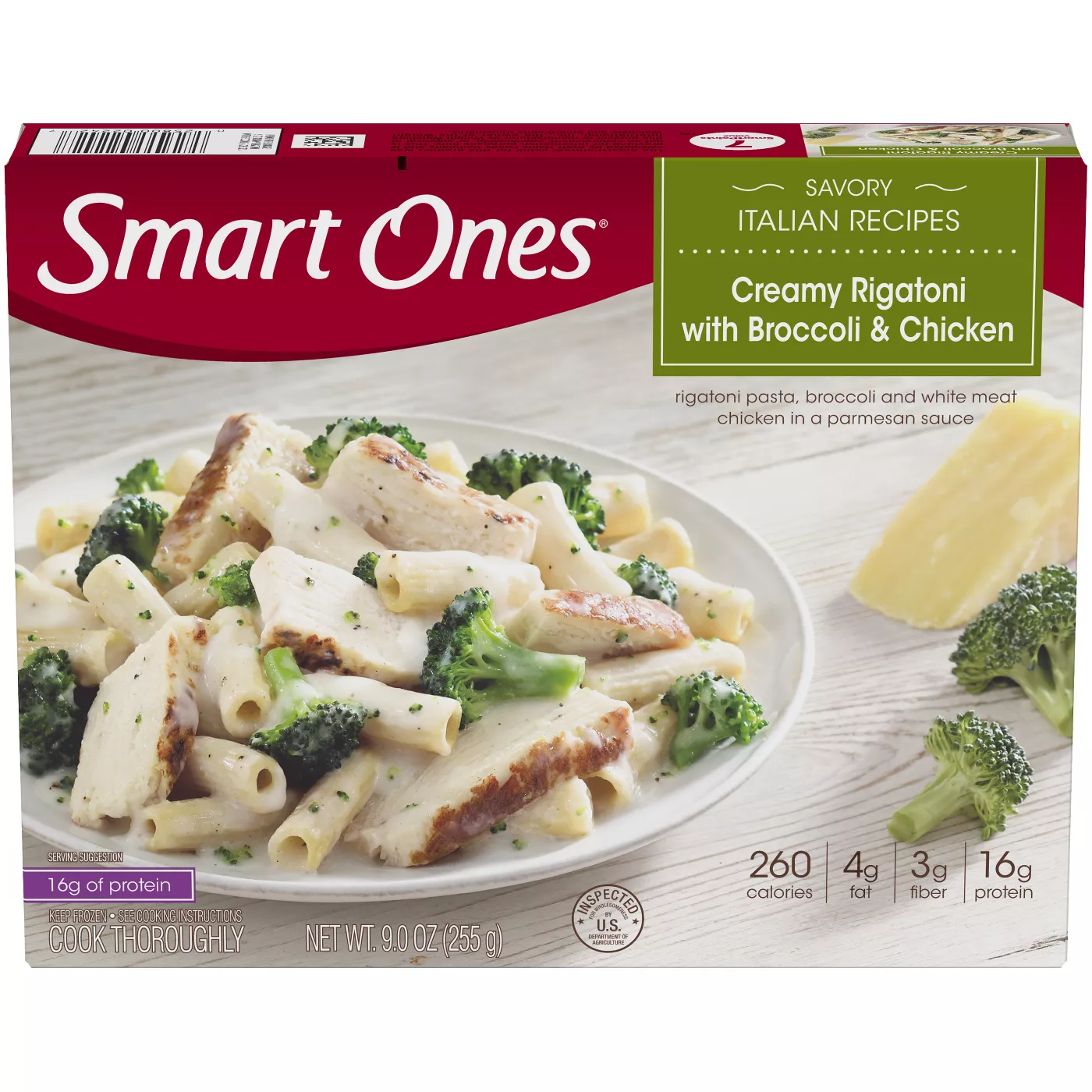 Smart Ones Creamy Rigatoni Frozen Broccoli & Chicken - 9oz - image 1 of 3