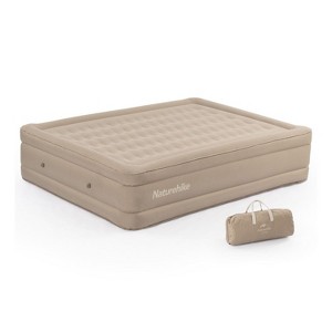 Naturehike Durable Queen Air Mattress, Raised Comfort Blow Up Mattress for Kids & Adults, Inflatable Bed with Storage Bag for Home, Travel & Camping - 1 of 4