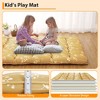 COZONY Twin/Full Size Japanese Floor Mattress – Floral Print Futon, Boho Foldable Roll-Up Sleeper for Dorm, Travel & Home, Portable & Space-Saving - 3 of 4