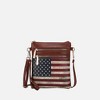 MKF Collection Genesis Printed Flag Vegan Leather Women’s Crossbody Bag by Mia K - 2 of 4