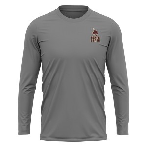 Men's Texas State University Adult Sport Long Sleeve Left Chest Logo - 1 of 4