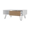 Coffee Table with 1-Drawer and Hairpin Legs ¨C Modern Elegance Meets Rustic Charm - 4 of 4