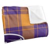 University Of Evansville Campus Plaid Spirit Silky Touch Super Soft Throw Blanket 50x60 - 3 of 4