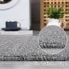 Area Rugs Living Room Machine Washable Modern Solid Accent Rug Low Pile Non-Slip Carpet for Dining Room Office - 4 of 4