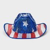 Americana Cowboy Hat - Red/White/Blue - 3 of 4