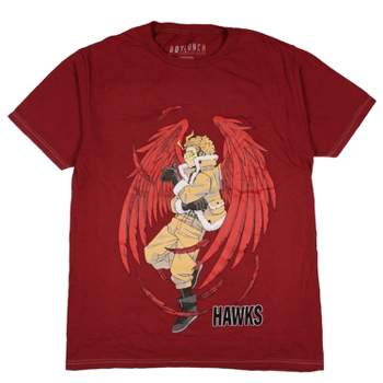 My Hero Academia Big Boys' Hawks Wing Hero Graphic Print Youth T-Shirt Kids