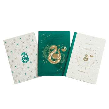 Harry Potter: Slytherin Constellation Sewn Notebook Collection (Set of 3) - (Harry Potter: Constellation) by  Insight Editions (Paperback)