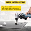 VEVOR Electric Metal Nibbler 625W Nibbler Metal Cutter 1000RPM High Speed Rotor 0.16in/4mm Metal Nibbler 110V w Replaced Blades Storage Case, Blue - 3 of 4