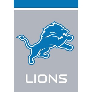Briarwood Lane Detroit Lions House Flag NFL Licensed 28" x 40" - 1 of 4