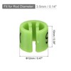 Unique Bargains Garment Color Coding Reusable Clothes Hanger Marker 100 Pcs - 2 of 4