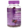 Viva Naturals Organic Elderberry, Vitamin C + Zinc Gummies, Raspberry Rush, 120 Gummies - 4 of 4
