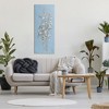 Stupell Industries Simple Botanical Floral Stems Pattern Blue Background, 20" x 48" - 2 of 4