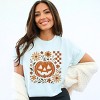Pumpkin Floral Grunge - Garment Dyed Tee - 2 of 2
