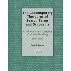 The Contemporary Thesaurus of Search Terms and Synonyms - 2nd Edition by  Sara D Knapp (Paperback) - 1 of 1