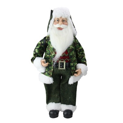 Northlight 18.25" Santa Claus in Camouflage Christmas Decoration