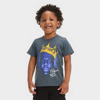 Toddler Boys' Notorious BIG Short Sleeve T-Shirt - Navy Blue