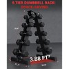 Garvee Dumbbell Rack A-Frame Weight Rack Vertical Rack for Home Gym, Weight Rack for Dumbbells - 3 of 4