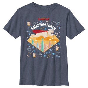 Boy's DC League of Super-Pets Krypto Solar Paw Punch T-Shirt - 1 of 4