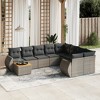 vidaXL Garden Sofa Set Grey - 2 of 4